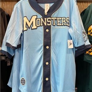 Monsters University Blue Baseball Jersey